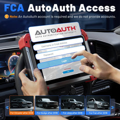 XTOOL D7BT Bluetooth OBD2 Scanner FCA Support
