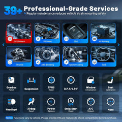 XTOOL D7X OBD2 SCANNER 2025 SCANNER 39 RESETS