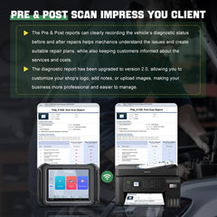 The XTOOL D9EV PRE & POST SCAN IMPRESS YOU CLIENT