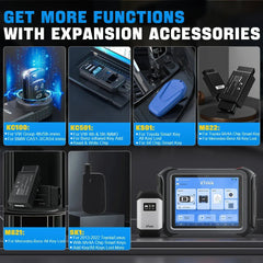 XTOOL D9S – 2025 Intelligent Diagnostic Tablet with ECU Coding, Topology Mapping & 42+ Service Functions - ACARTOOL
