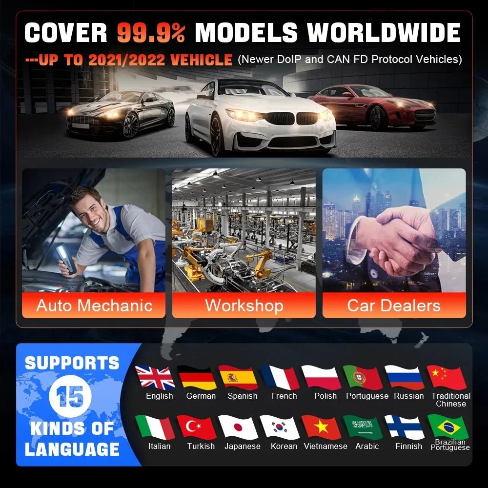 XTOOL D9S PRO – 2025 Professional ECU Programming Tool with Intelligent Topology & 4000+ Active Tests - ACARTOOL