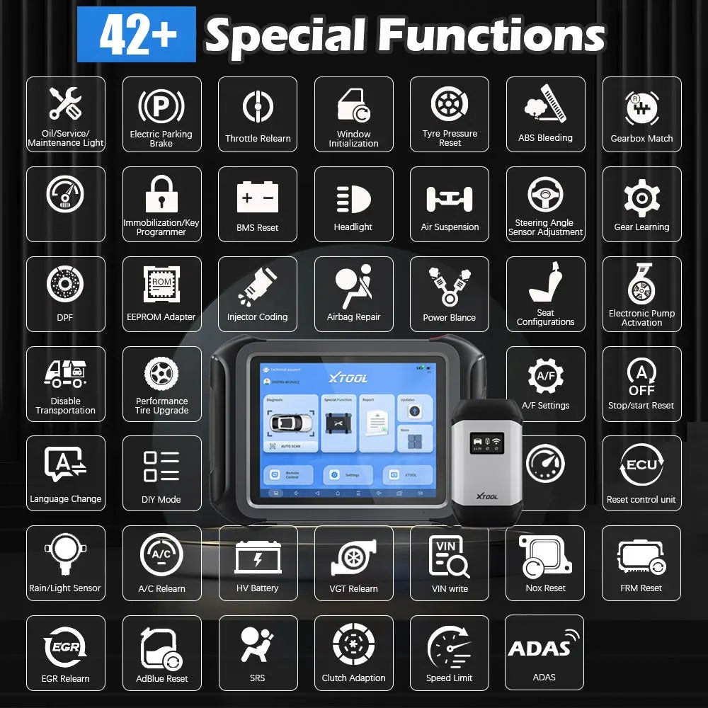 XTOOL D9S PRO – 2025 Professional ECU Programming Tool with Intelligent Topology & 4000+ Active Tests - ACARTOOL