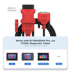 XTOOL DB15 Main Cable & OBDⅡ-16 Adapter Set.