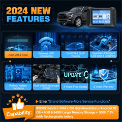 XTOOL InPlus IP900S 2025 Diagnostic Tool with CAN FD/DoIP, Topology Mapping & Online ECU Coding - ACARTOOL