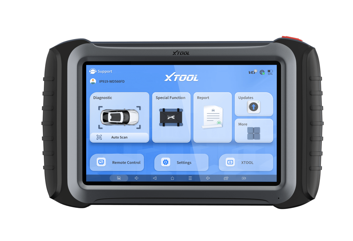 XTOOL InPlus IP919 Wireless OBD2 Diagnostic Scanner | Advanced ECU Coding, FCA AutoAuth & 51+ Reset Functions - Car Diagnostic Tool