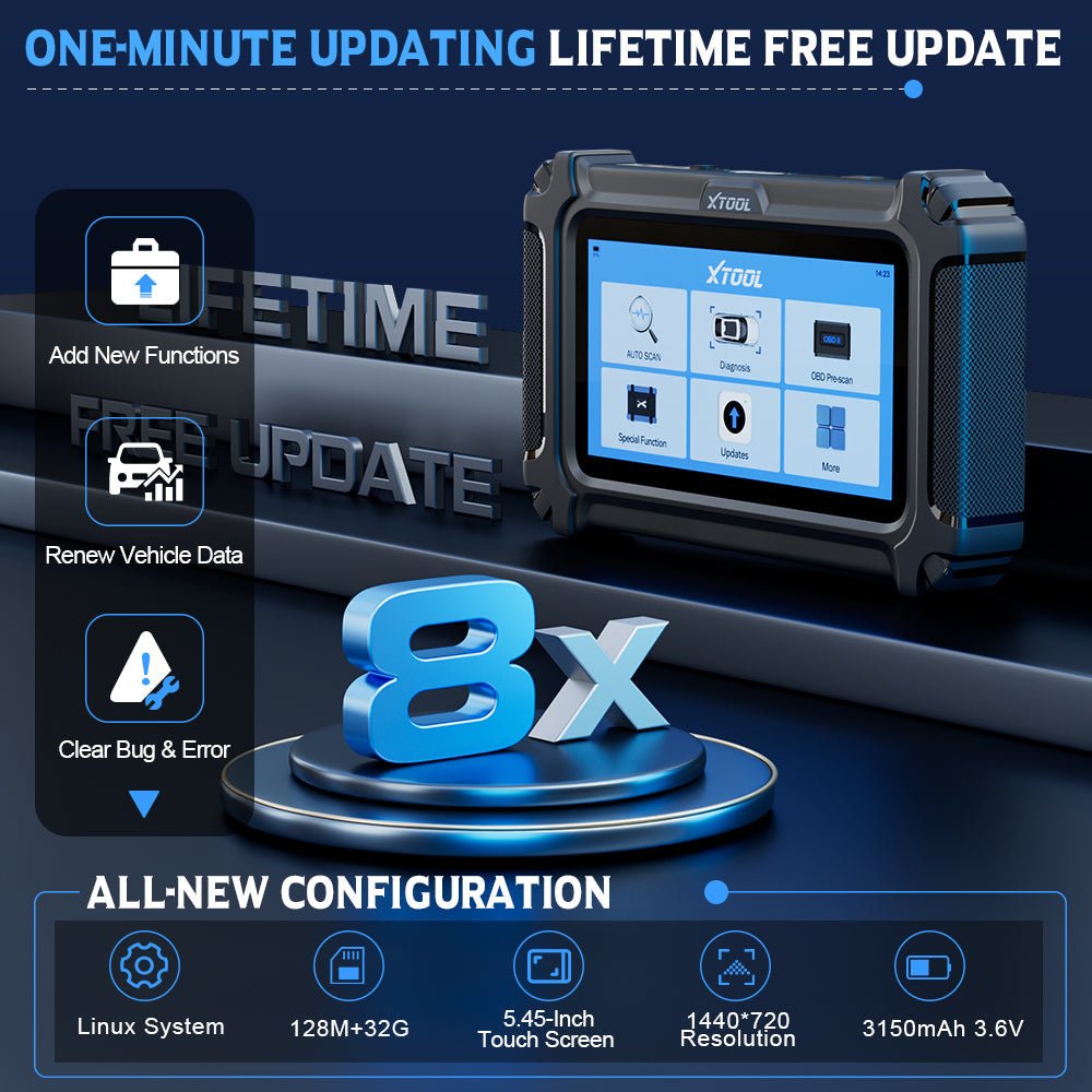 XTOOL IP500-BCC For For Buick/Chevrolet/Cadillac/GMC ONE-MINUTE UPDATING LIFETIME FREE UPDATE
