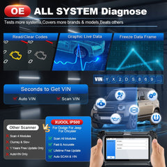 XTOOL IP500-DJC For Chrysler/Jeep/Dodge ALL SYSTEM Diagnose