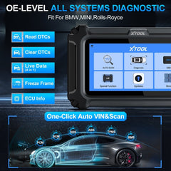 XTOOL IP500-BMR For BMW/Mini/Rolls-Royce OE-LEVEL ALL SYSTEMS DIAGNOSTIC