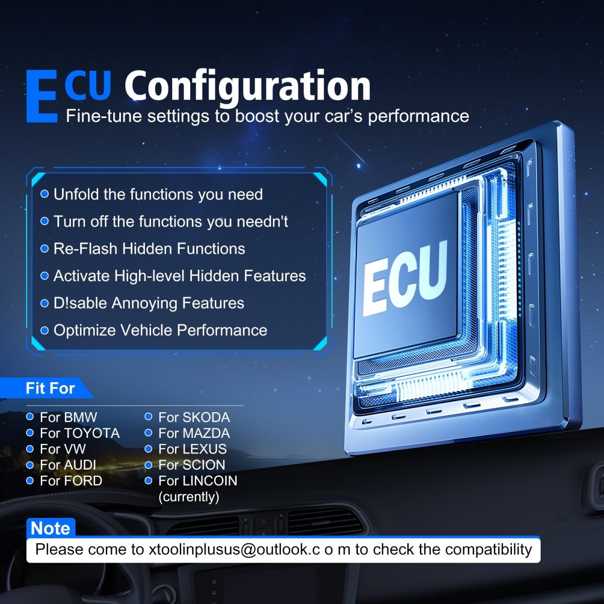 XTOOL IP616 V2.0 OBD2 Scanner with ECU Configuration