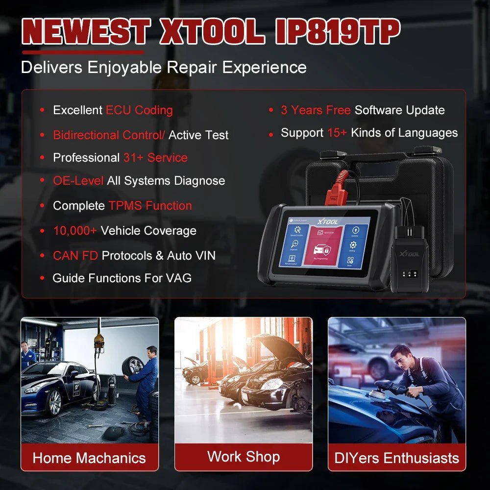 XTOOL IP819TP (Certified Refurbished) | US Only.