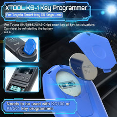 XTOOL KS-1 Key Programmer for Toyota/lexus all key lost needs to be used with kc100 or kc501 key programmer