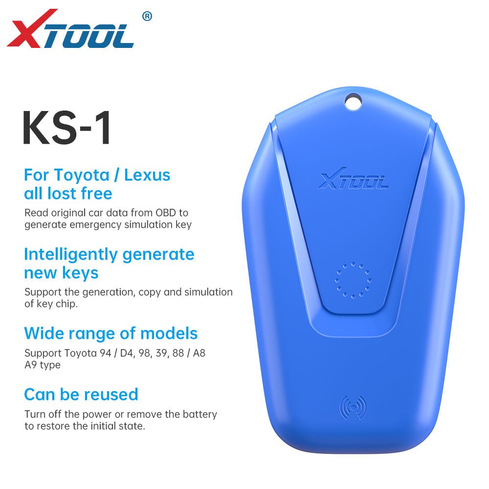 XTOOL KS-1 Key Programmer for Toyota/lexus all key lost