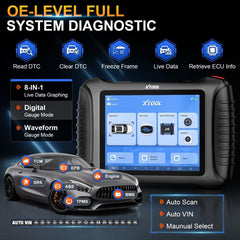 The X100 PAD3 offers OE level full system diagnostics