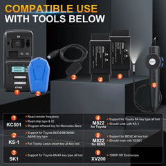 The X100 PAD3 V2.0 is Compatible with the Following Tools for Use