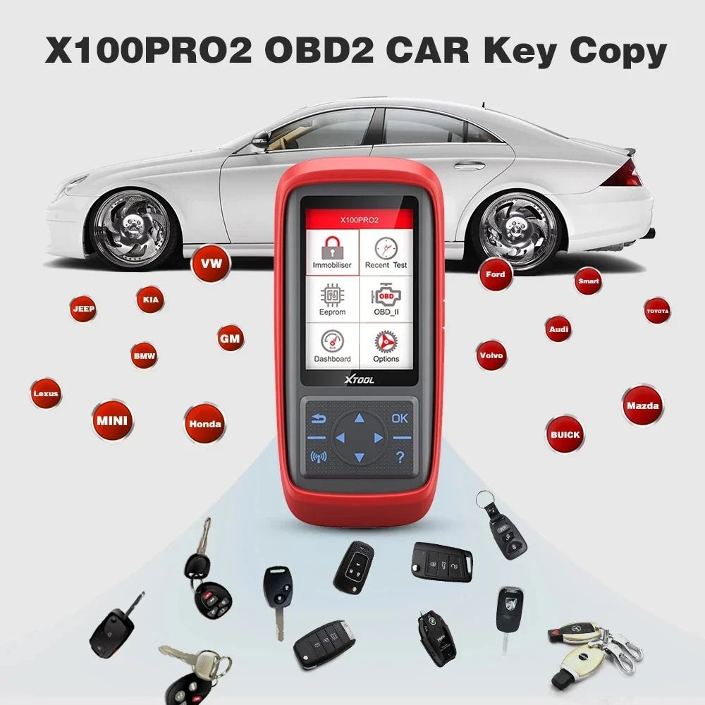 XTOOL X100 Pro2 0BD2 CAR Key Copy