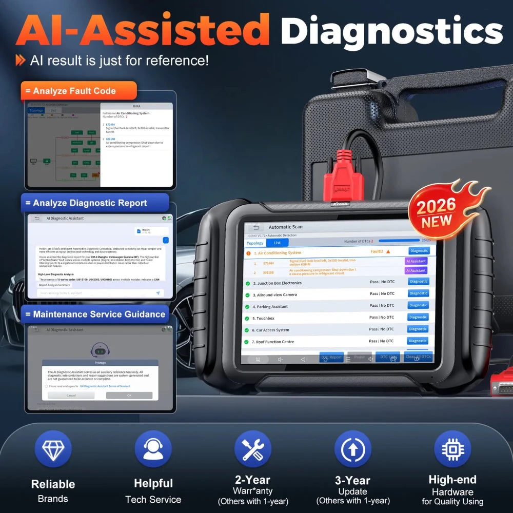 XTOOLFull System DiagnosticAuto Diagnostic Tool