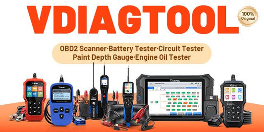 Vdiagtool Full Range: From OBD2 Scanners to Battery Testers – Reliable & Affordable