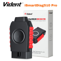 VIDENT iSmartDiag510Pro OBD2 Scanner – Full System Diagnostics, 28+ Resets, Bluetooth, CAN FD & DoIP, Lifetime Free Updates.