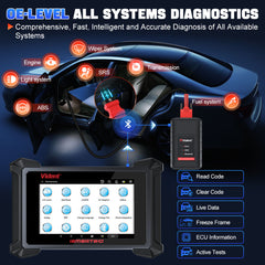 VIDENT iSmart810 OBD2 Diagnostic Tool with ECU Coding, Key Programming, 40+ Resets & Bi-Directional Control – 2025 Newest Automotive Scanner - ACARTOOL