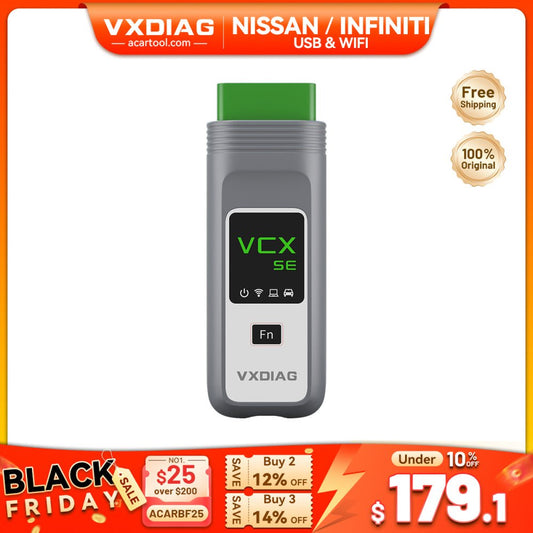 2025 VXDIAG VCX SE for Nissan & Infiniti – Full System Diagnostic Tool with WiFi & USB - C, Supports V241 Software - Vehicle - specific diagnostic tool