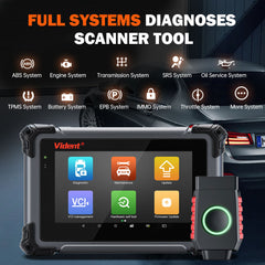 VIDENT iSmart800Pro BT Bluetooth OBD2 Scanner – 40+ Reset Functions, IMMO Key Programming, Bi-Directional Control, CAN FD & DoIP Support - ACARTOOL