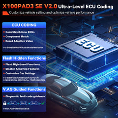 XTOOL X100PAD3 SE V2.0 | Professional Tool with Key Fob Programming & ECU Coding – 2 Years Free Updates