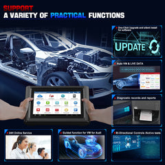 LAUNCH X431 PADIII V2.0 Automotive Diagnostic Scanner – ECU Programming, 37+ Services, Bi-Directional Control, 3-Year Free Updates.