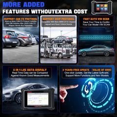 VIDENT ISMART810 Premium | Advanced Diagnostic Tool with ECU Coding, IMMO, 40+ Functions & Intelligent Topology | 3 Years Free Updates.