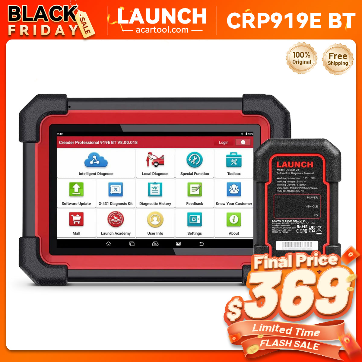 Launch CRP919EBT Black Friday Sale