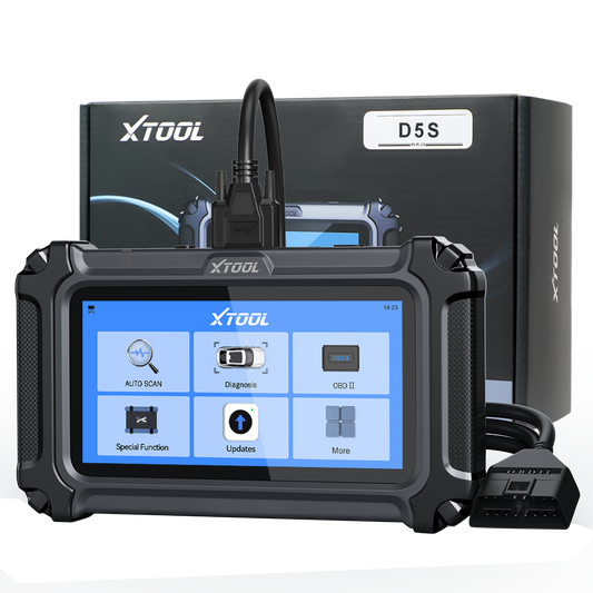 XTOOL D5S OBD2 Automotive Diagnostic Tool – 16+ Service Functions, CAN FD & FCA Support, Free Lifetime Update - ACARTOOL