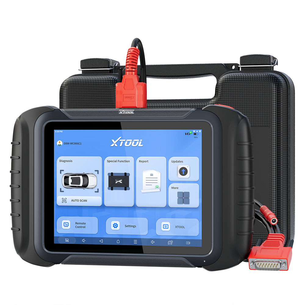 XTOOL D8S OBD2 Scanner – Professional-Grade Wired Diagnostic Tool - ACARTOOL