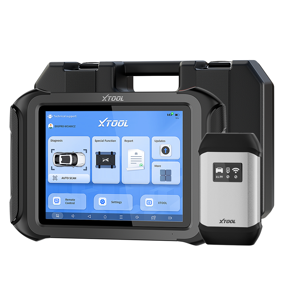 XTOOL D9S – 2025 Intelligent Diagnostic Tablet with ECU Coding, Topology Mapping & 42+ Service Functions - ACARTOOL