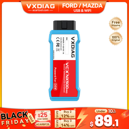 VXDIAG VCX NANO WIFI Diagnostic Tool for Ford & Mazda (2005–2025)