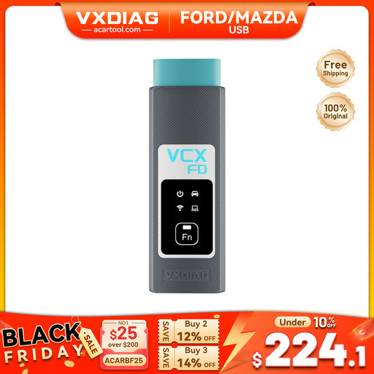 2025 VXDIAG VCX FD 2-in-1 Diagnostic Tool for GM & Ford/Mazda – WiFi, DoIP, CAN FD Support