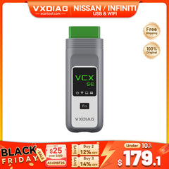 2025 VXDIAG VCX SE for Nissan & Infiniti – Full System Diagnostic Tool with WiFi & USB-C, Supports V241 Software