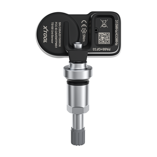 XTOOL TS100 TPMS Sensor – Metal Valve, 2-in-1 315/433 MHz, - ACARTOOL
