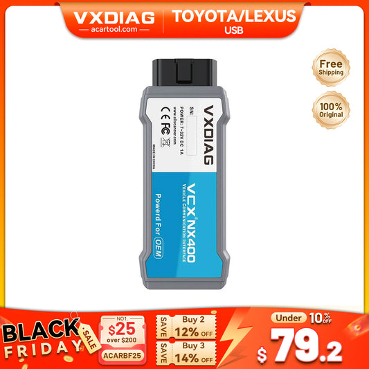 VXDIAG VCX NANO for Toyota & Lexus (2000–2025) | USB Diagnostic & ECU Programming Tool