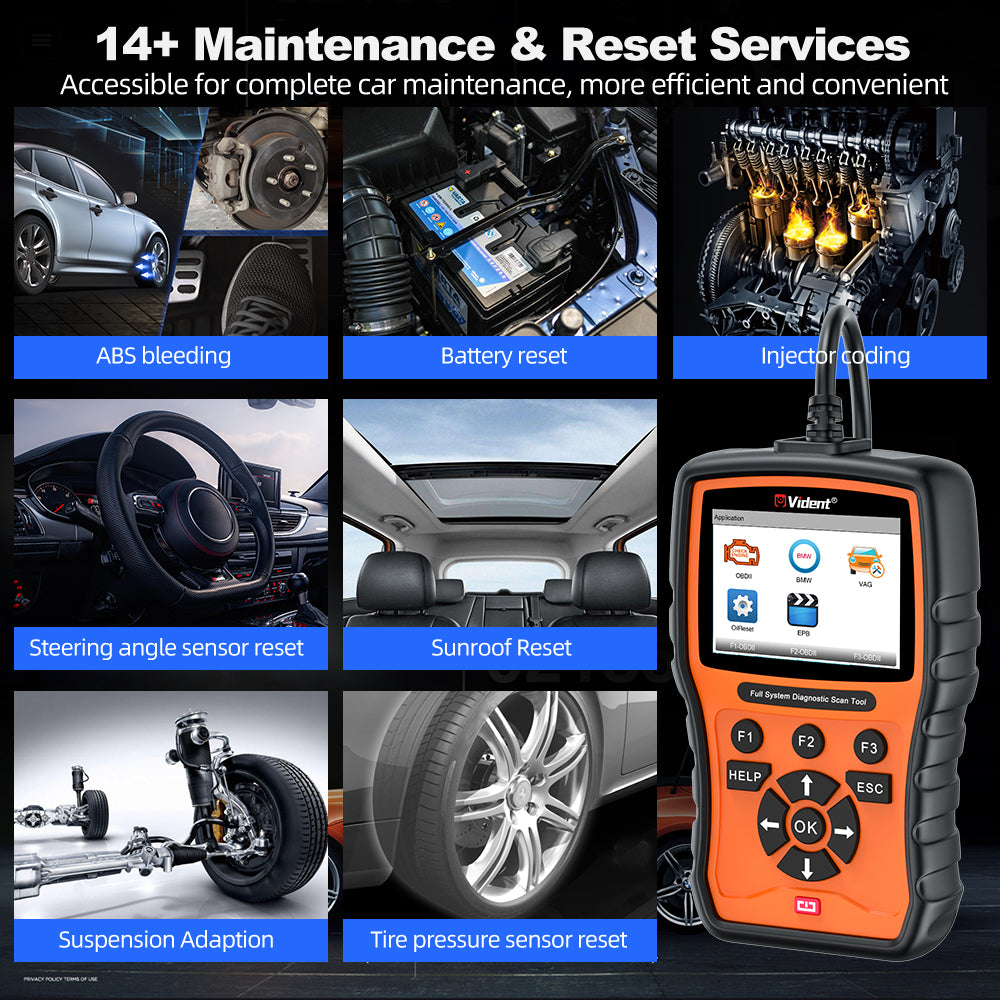 Vident V302 PRO Bi-Directional Full System Diagnostic Scanner for BMW – OBD2 Tool with Service Reset, Active Tests, and Lifetime Free Updates - ACARTOOL