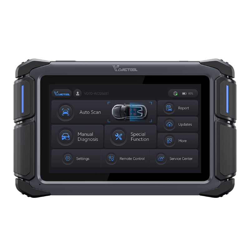 VDIAGTOOL VD70 Bi-Directional Scanner – ECU Coding, 36+ Reset Services, CAN FD & DoIP, Full System Diagnostics, 3 Years Free Updates - ACARTOOL