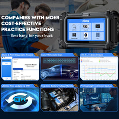 XTOOL IP500-TLS FOR TOYOTA/LEXUS/SCIONE COMPANIES WITH MOER COST-EFFECTIVE PRACTICE FUNCTIONS