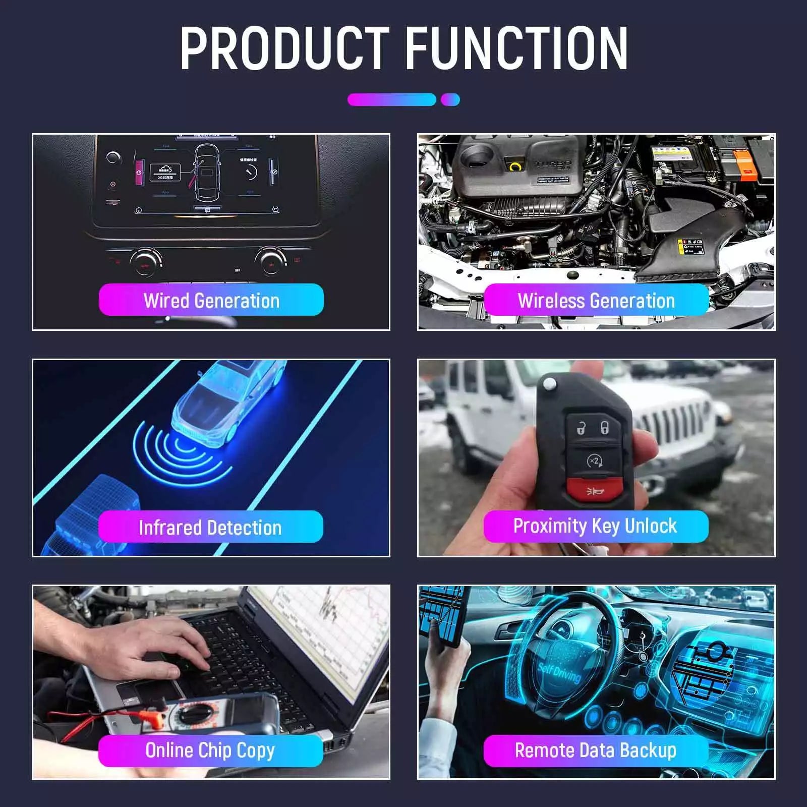 KEYDIY KD-X2 Bluetooth Key Programmer | Transponder Cloner & Remote Maker with Free ID48 Copy - ACARTOOL