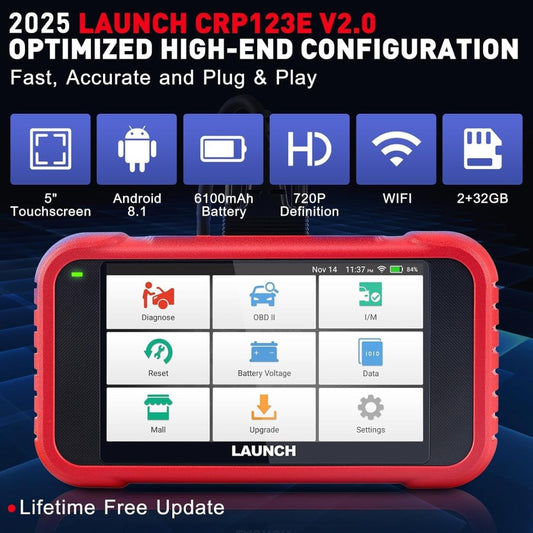 LAUNCH CRP123E V2.0 2025 Elite OBD2 Scanner