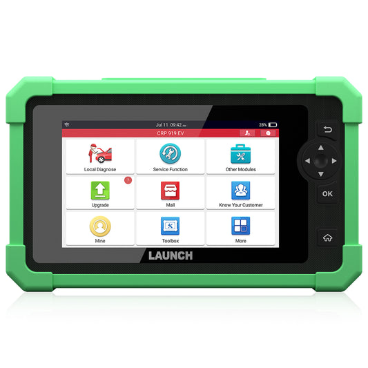 LAUNCH X431 CRP919EV | EV Diagnostic Tool with ECU Coding, Active Tests & 43+ Reset Services