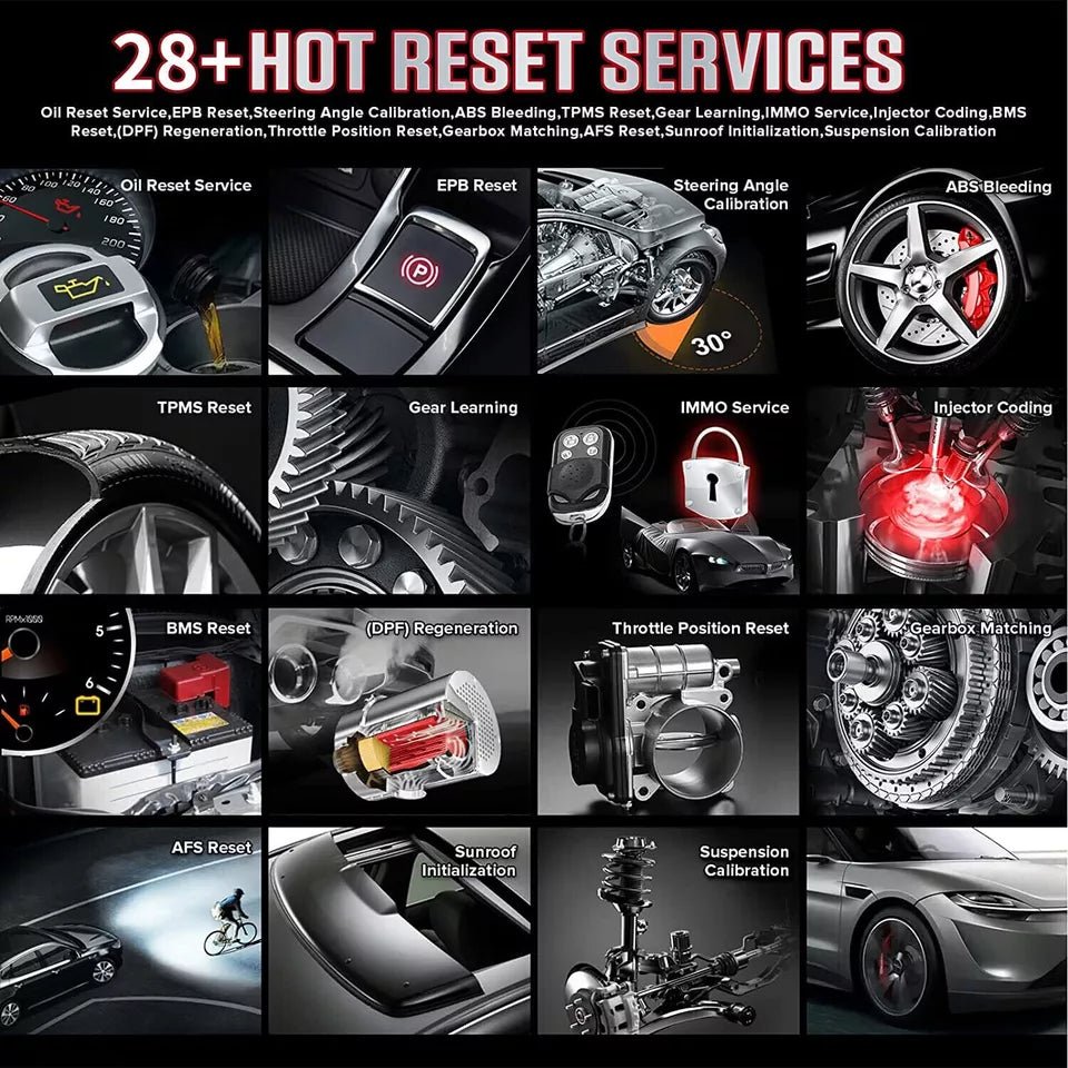LAUNCH X431 CRP909E OBD2 Scanner – All System Diagnostic Tool with 28+ Reset Services & Live Data | WiFi Update | IMMO | Battery Test.