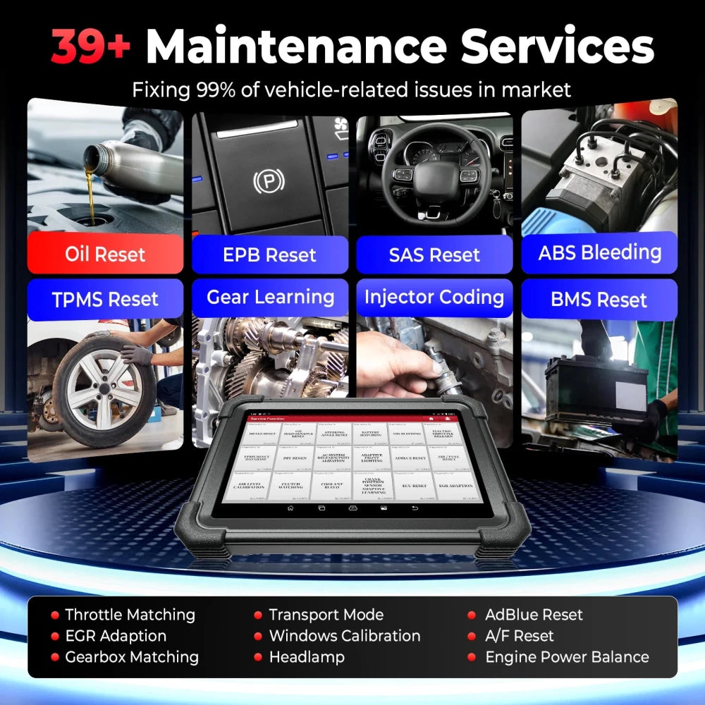 LAUNCH X431 IMMO PLUS with 39+ Maintenance services