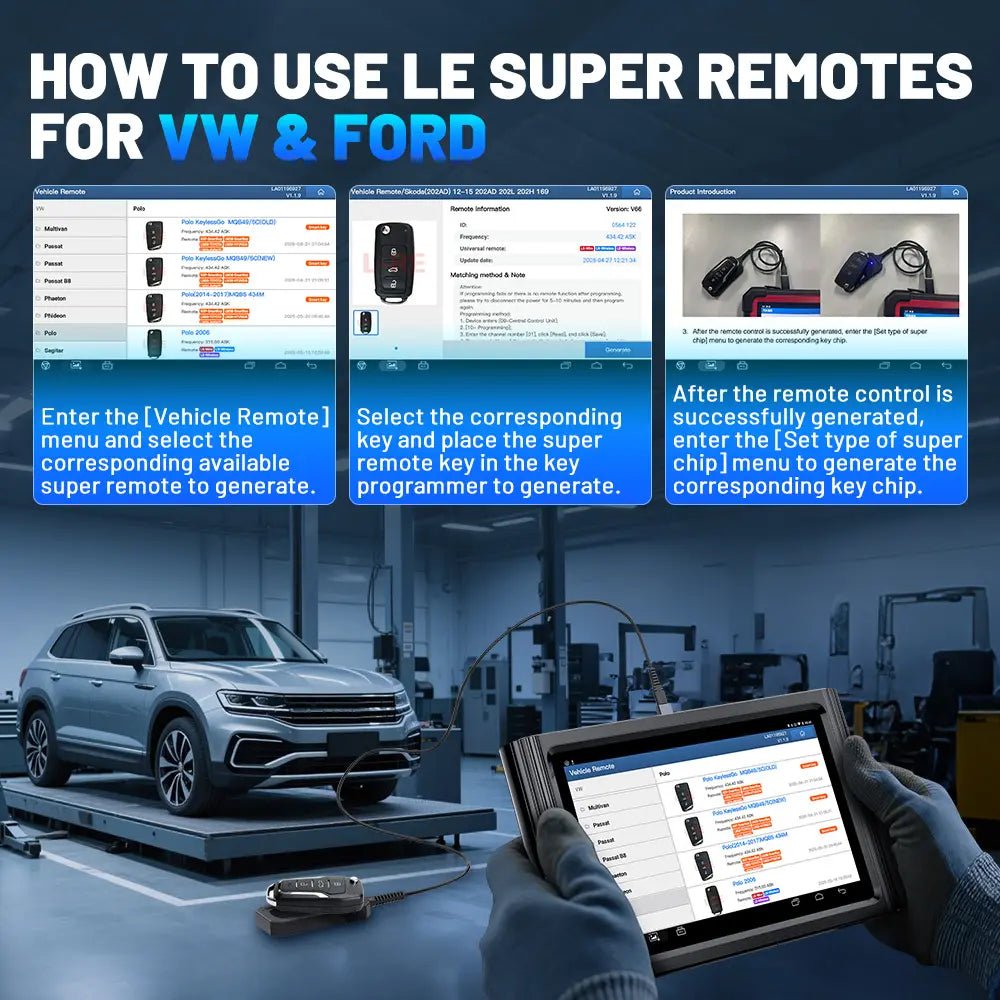 Launch X431 Key Programmer for VW&FORD