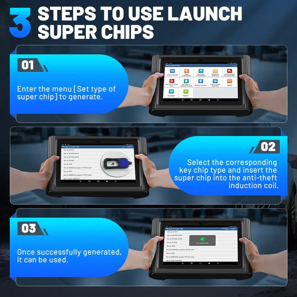 Launch X431 Key Programmer With Super Chips