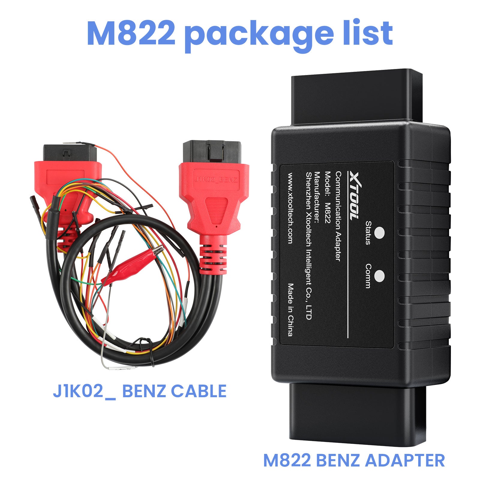 XTOOL M822 Adapter – Fast & Efficient Toyota Key Programming Communication Adapter