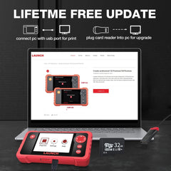 LAUNCH CRP123 V2.0 Elite OBD2 Scanner – 4 Systems Diagnostic Tool with Oil/Throttle/SAS Reset, Live Data & Lifetime Updates – 2025 New Version.