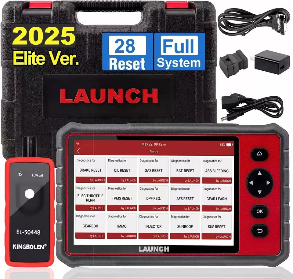 LAUNCH X431 CRP909E OBD2 Scanner – All System Diagnostic Tool with 28+ Reset Services & Live Data | WiFi Update | IMMO | Battery Test - ACARTOOL